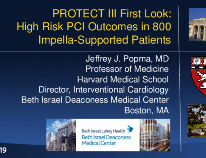 PROTECT III First Look: High-Risk PCI Outcomes in 800 Impella-Supported Patients